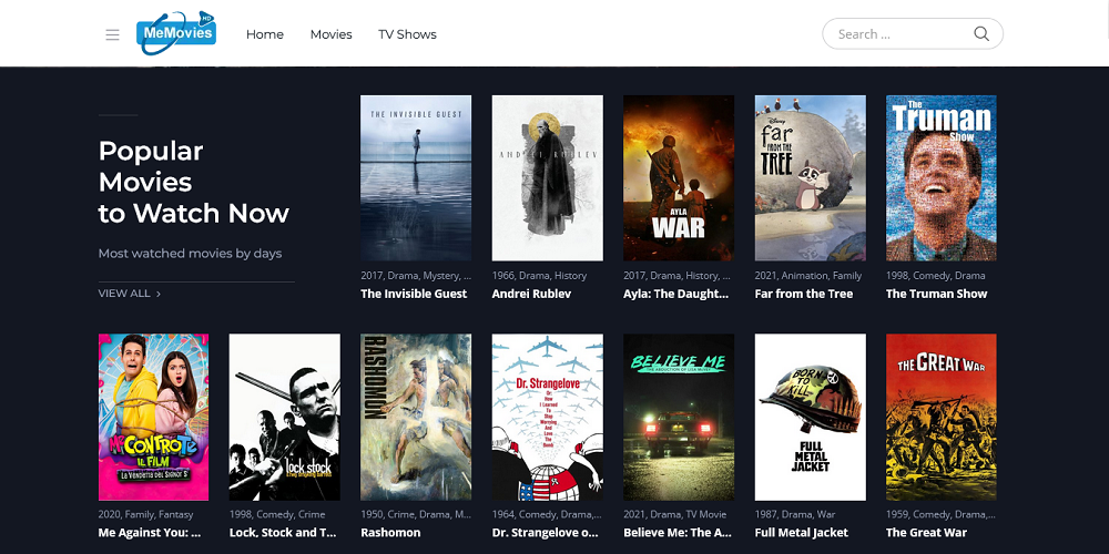 MeMovies Alternatives