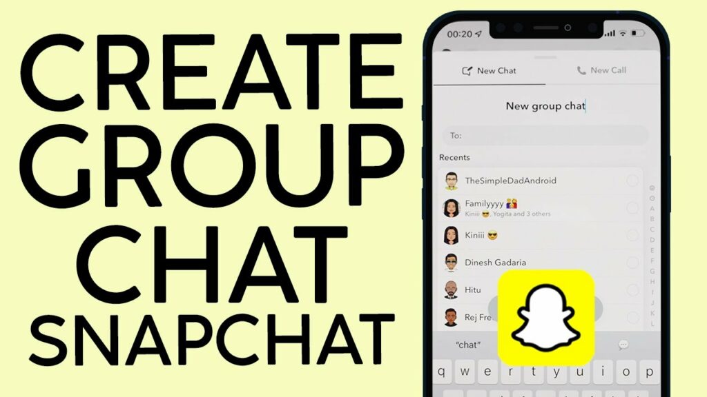 how to create groups in snapchat