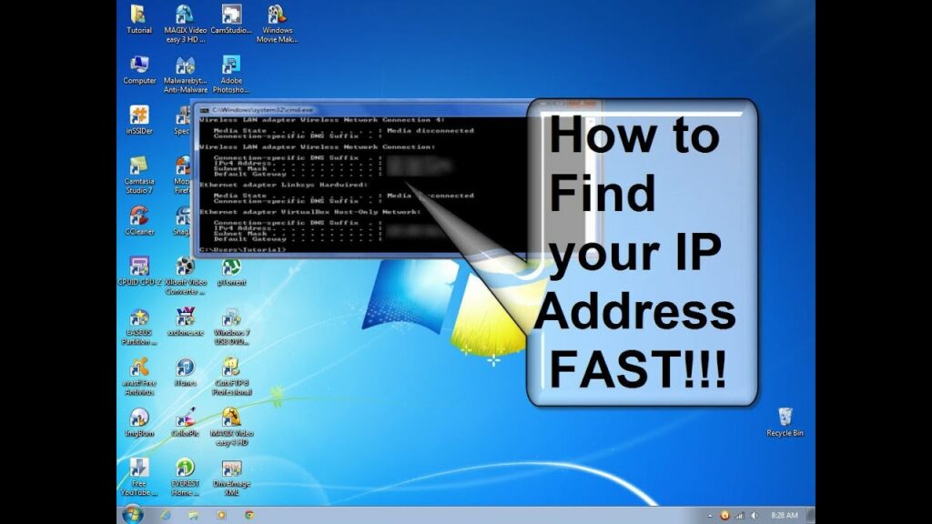 how to find my ip address