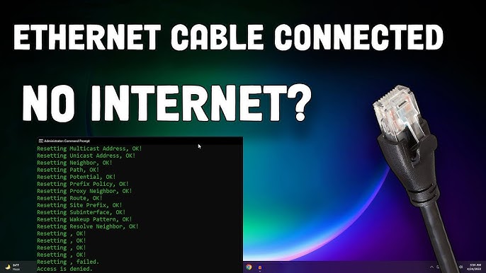 How To Fix Quickly Ethernet Not Working In Windows 11