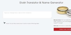 Elvish Translator