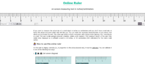 Online Rulers