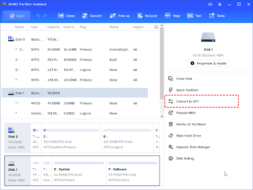 A reliable tool to convert Windows 10 MBR and GPT without reinstalling OS