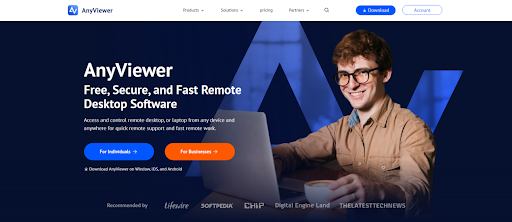 AnyViewer: Best remote PC control software 